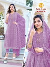 Kanika By Tunic House Georgette Surat Kurti With Bottom Dupatta Wholesale Market